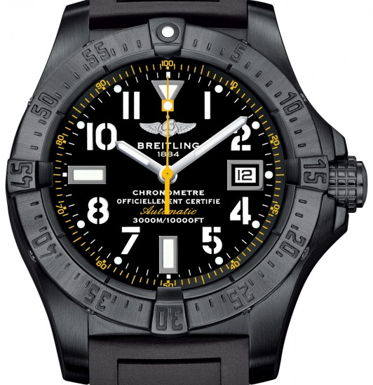 Breitling Avenger Seawolf Blacksteel Code Yellow